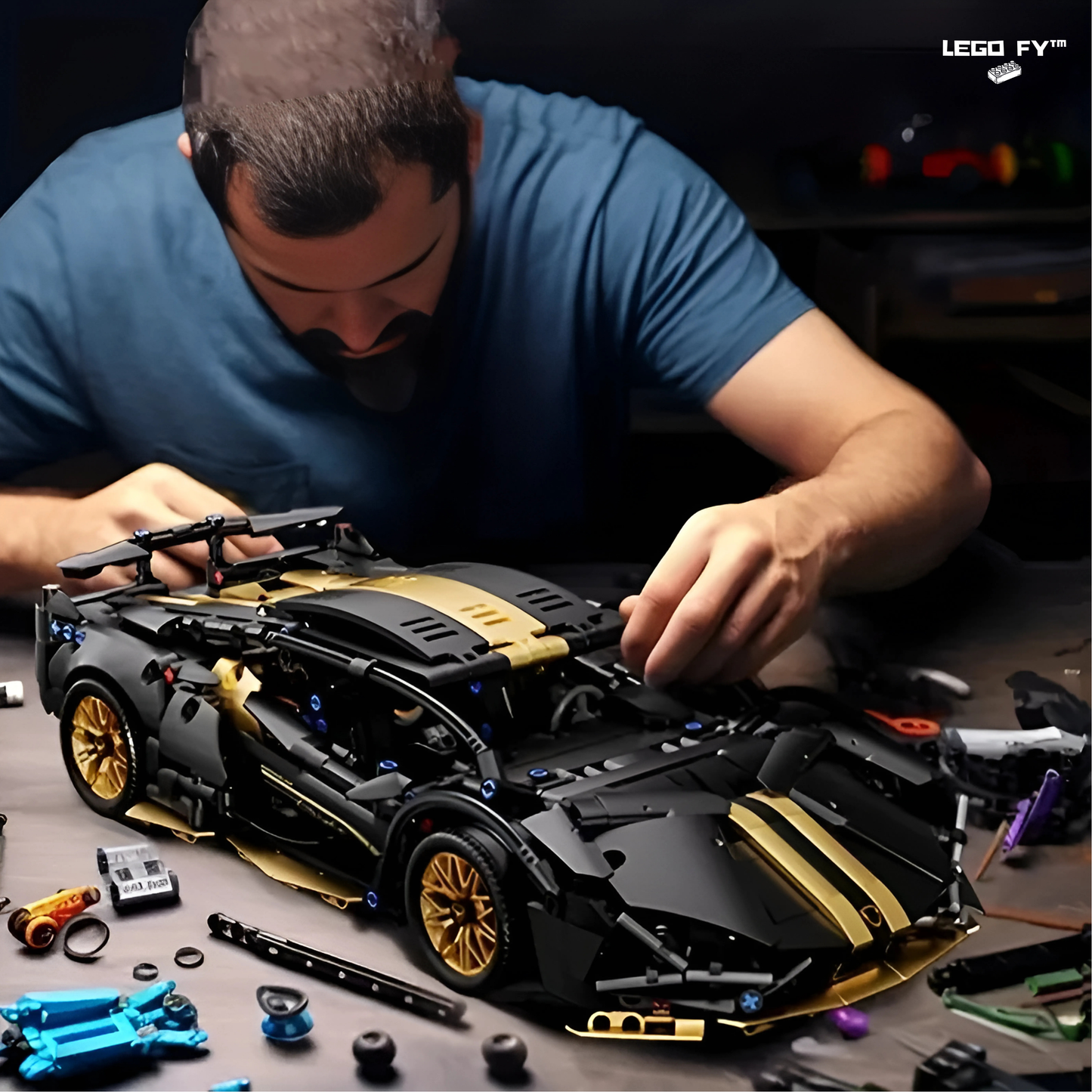 Gold Spor Araba LegoFy™